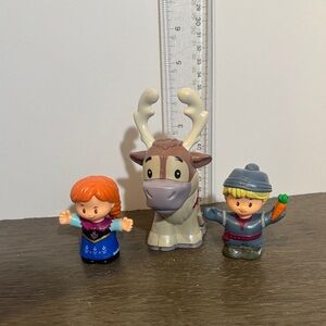 Fisher Price Little People Disney Frozen Anna, Kristoff & Sven Figures